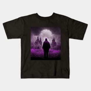 detective searching at night Kids T-Shirt